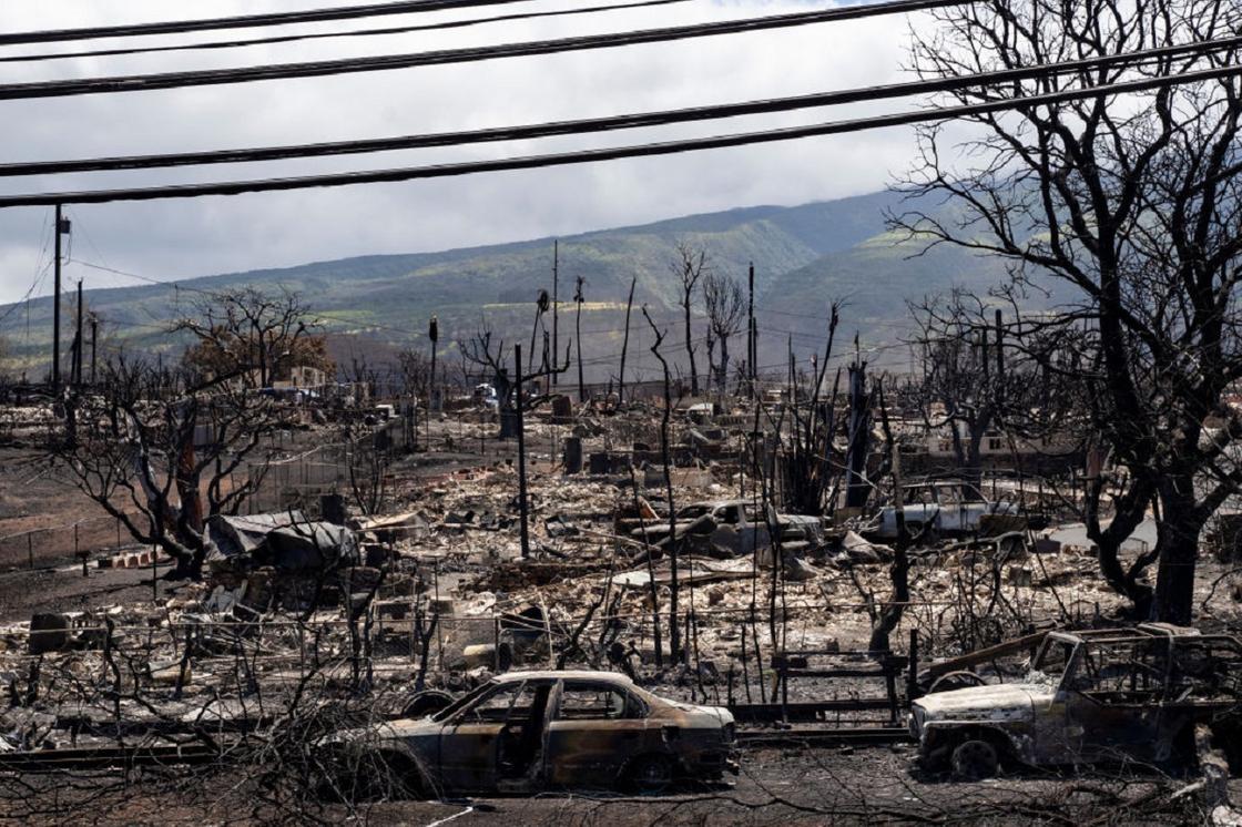 Последствия лесных пожаров на Гавайях