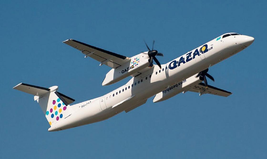 Молния попала в самолет Qazaq Air