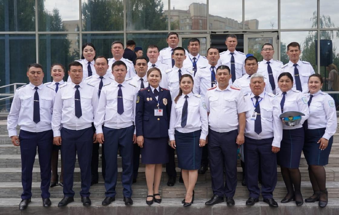 Сотрудники МВД РК