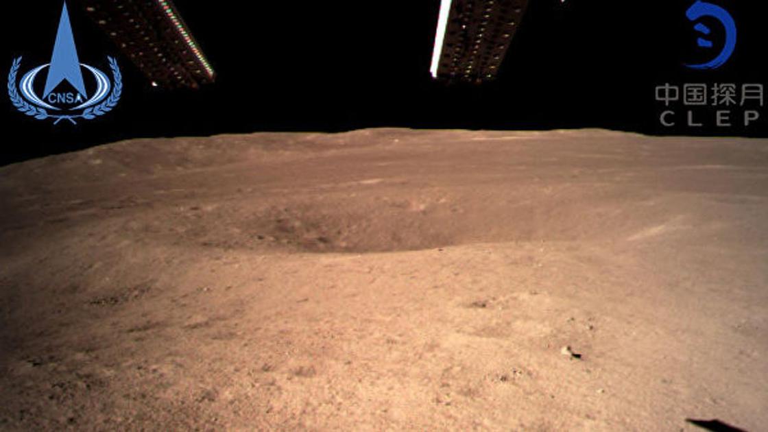 Китайский аппарат прислал панорамные снимки обратной стороны Луны