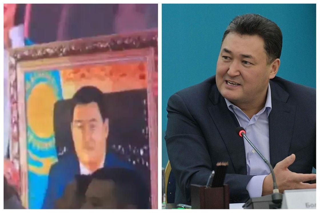 Портрет арестованного Булата Бакауова не могут найти в Павлодаре
