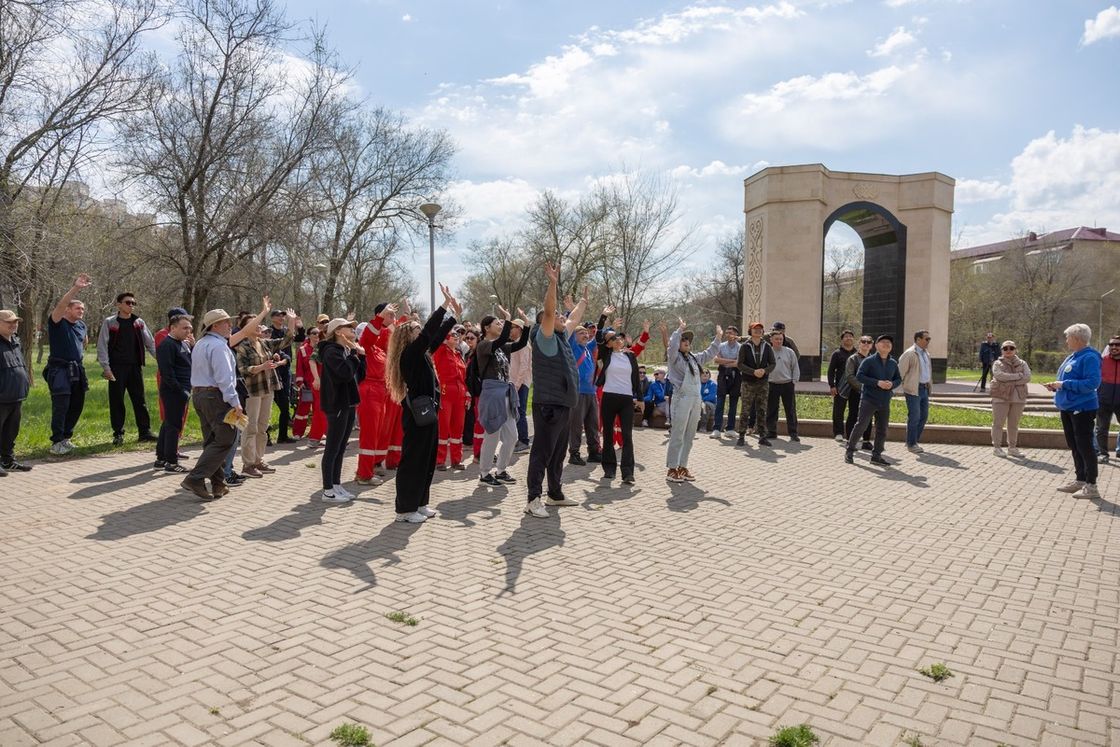 Разминка на площадке