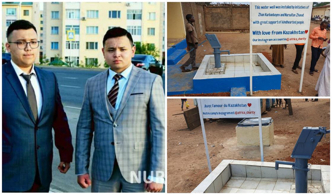 Казахстанские студенты установили колонку с питьевой водой в Африке (фото)