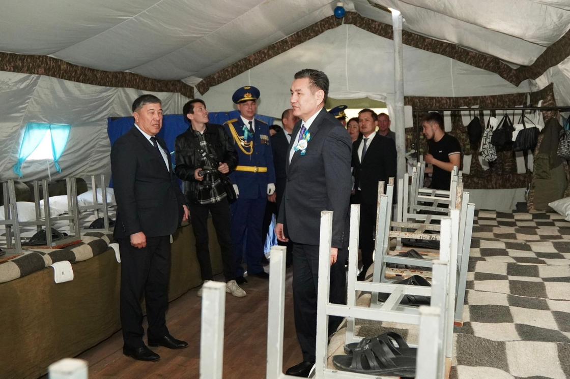 Нурымбет Сактаганов посетил войсковую часть №97638 Нурымбет Сактаганов посетил войсковую часть №97638