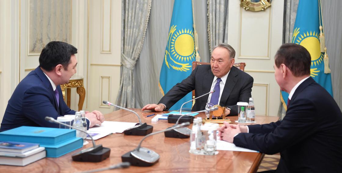 Назарбаев встретился с Дарханом Кыдырали