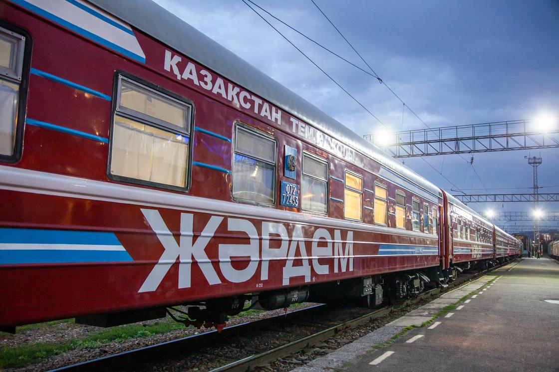 В Казахстане запустили еще один медицинский поезд