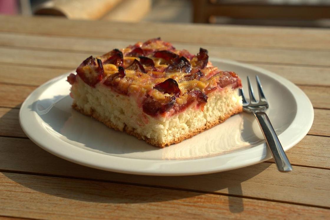 Пирог со сливами: лучшие пошаговые рецепты вкусного десерта
