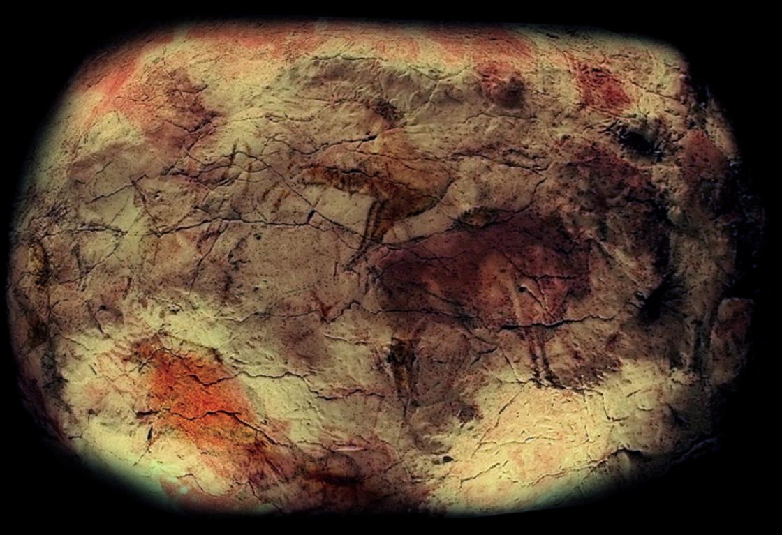 Наскальная роспись в пещере Альтамира