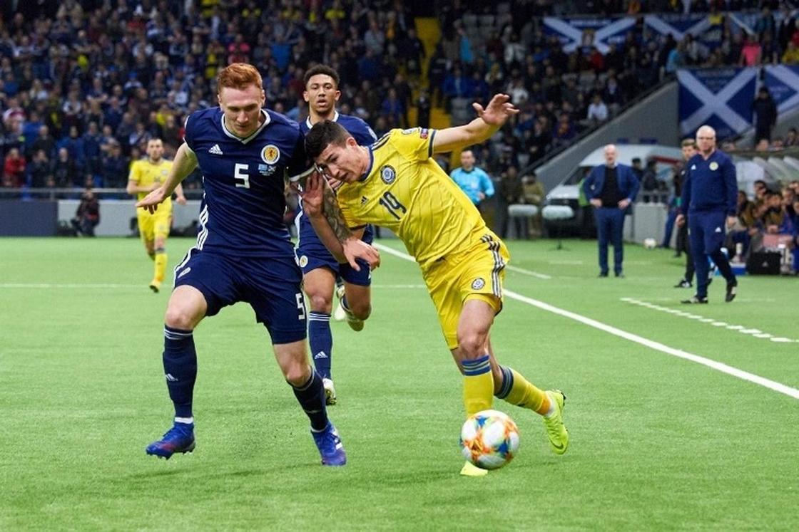 Казахстан сенсационно разгромил Шотландию в отборе на Евро-2020 (фото)