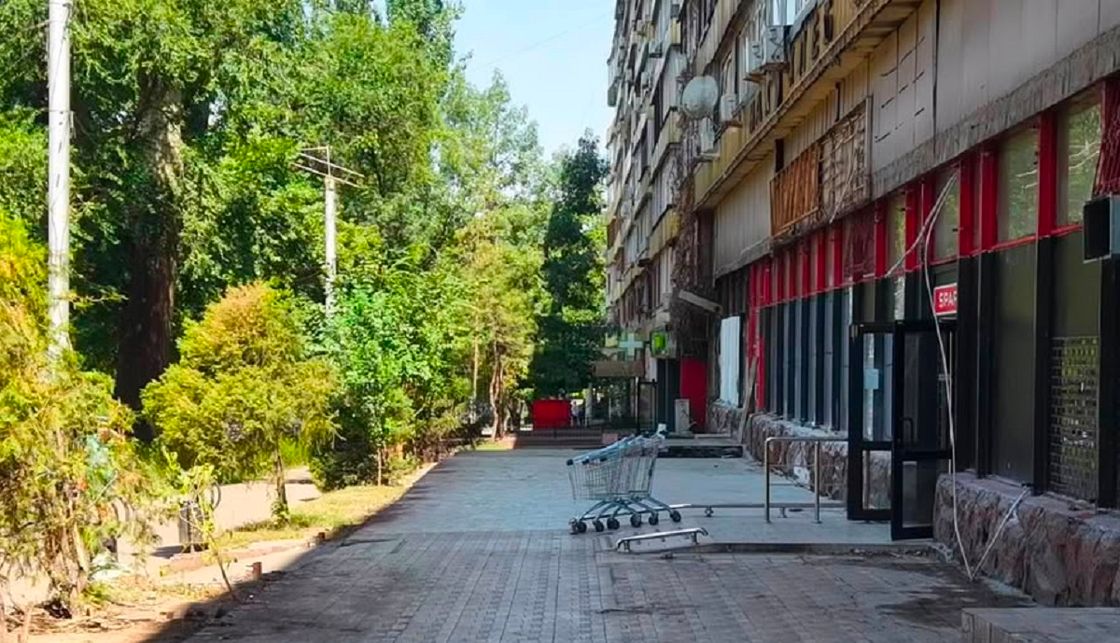 Здание после демонтажа пристройки