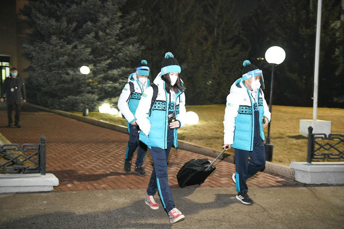 Казахстанская олимпийская сборная вылетела в Пекин