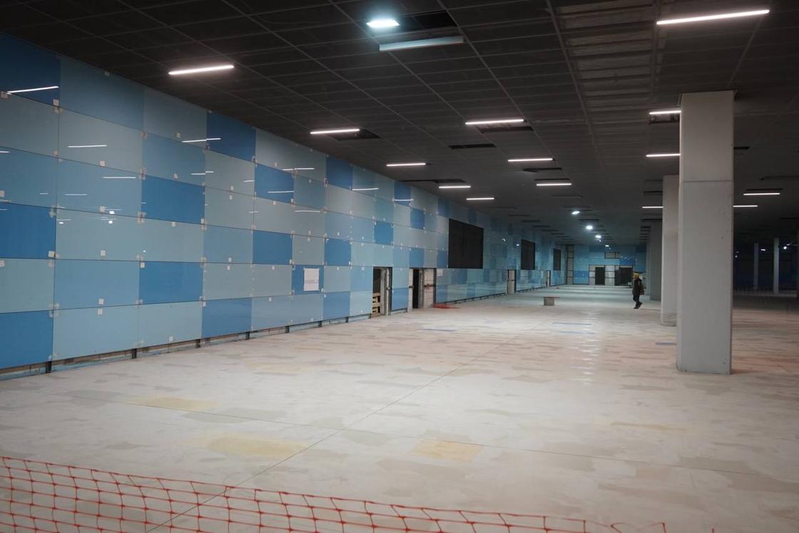 Строительство нового терминала в аэропорту Алматы