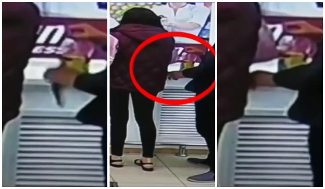 Карманник-рецидивист похитил телефон астанчанки в крупном супермаркете (видео)