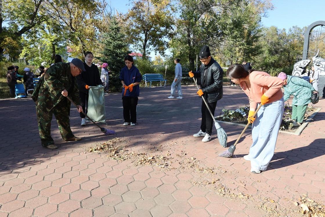 Уборка в Костанайской области