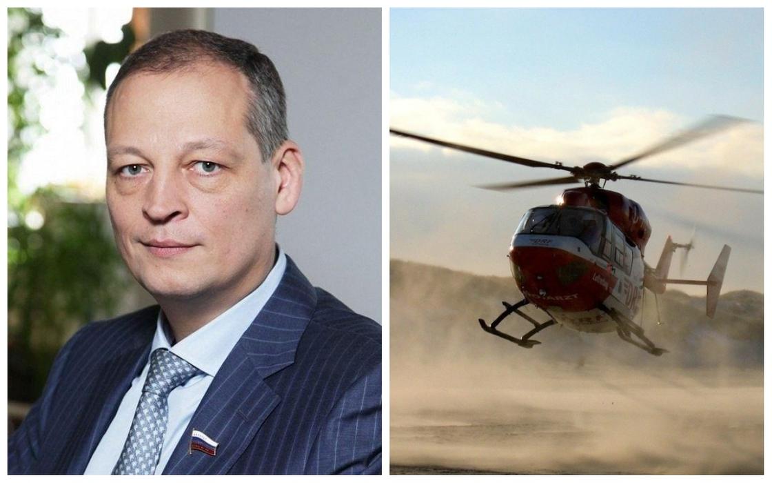Вертолет с депутатом Госдумы России потерпел крушение
