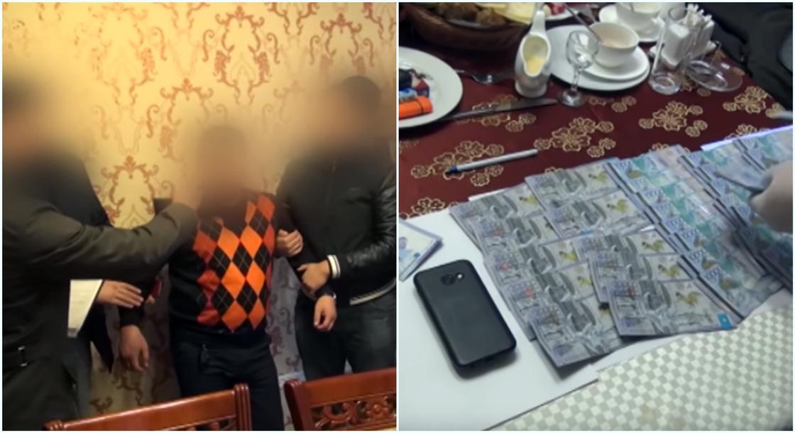 Видео задержания акима в Акмолинской области появилось в Сети