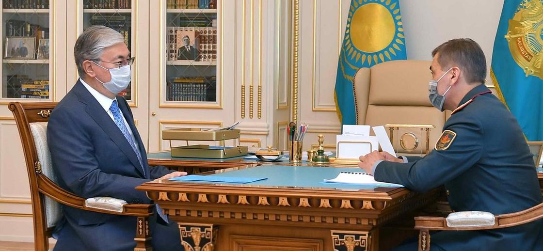 Тоқаев қорғаныс министріне тапсырма берді Тоқаев қорғаныс министріне тапсырма берді