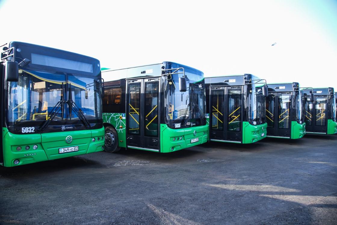 Новые автобусы с кондиционерами и камерами появятся еще на одном маршруте в Алматы (фото)