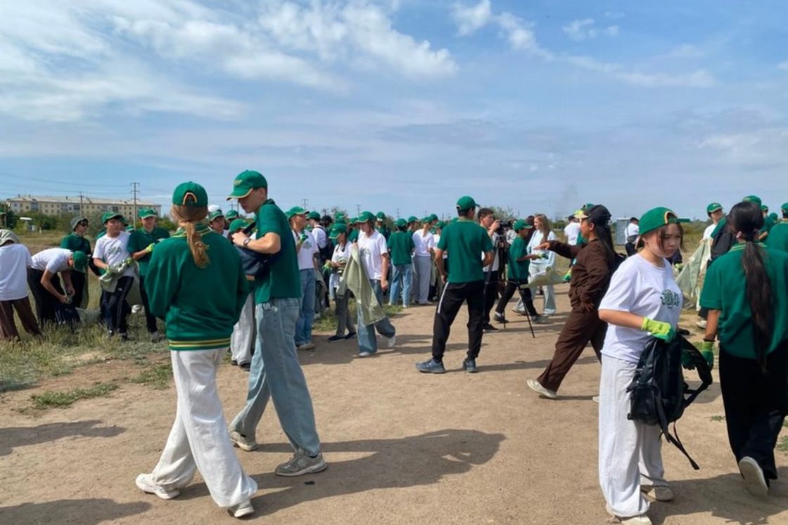 Молодежь Темиртау провела экоакцию