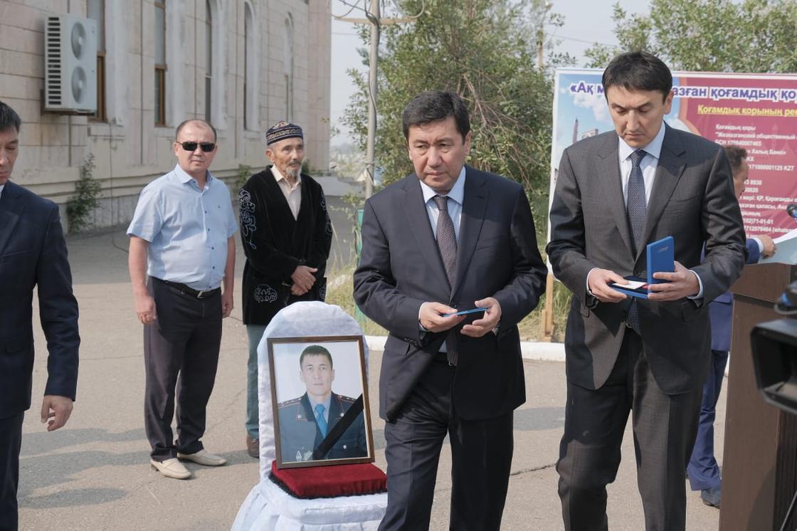 Прощание с погибшим егерем проходит в Жезказгане