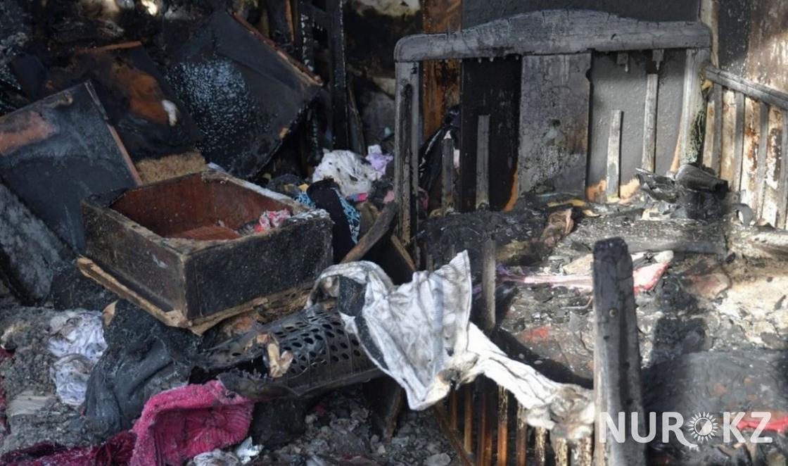Гибель 5 сестер в Астане: точную причину пожара озвучили в КЧС