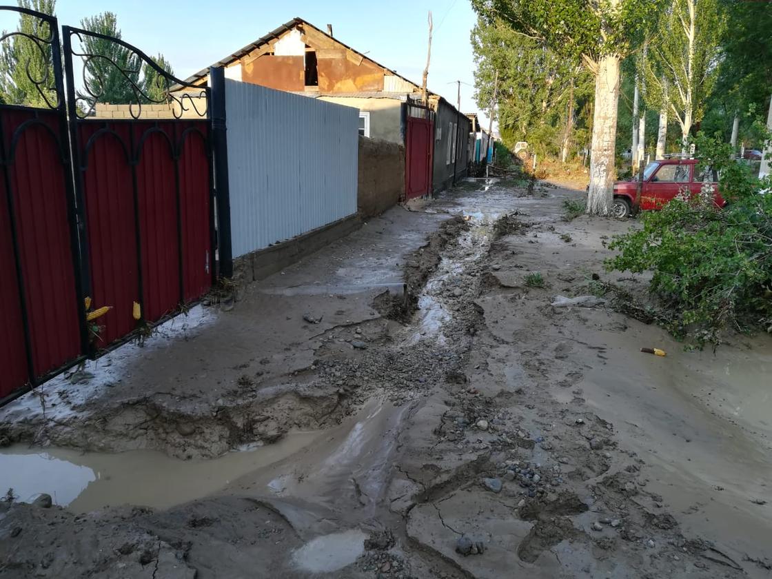 Алматы облысында жүзден аса үйді жауын суы шайып кетті (фото)