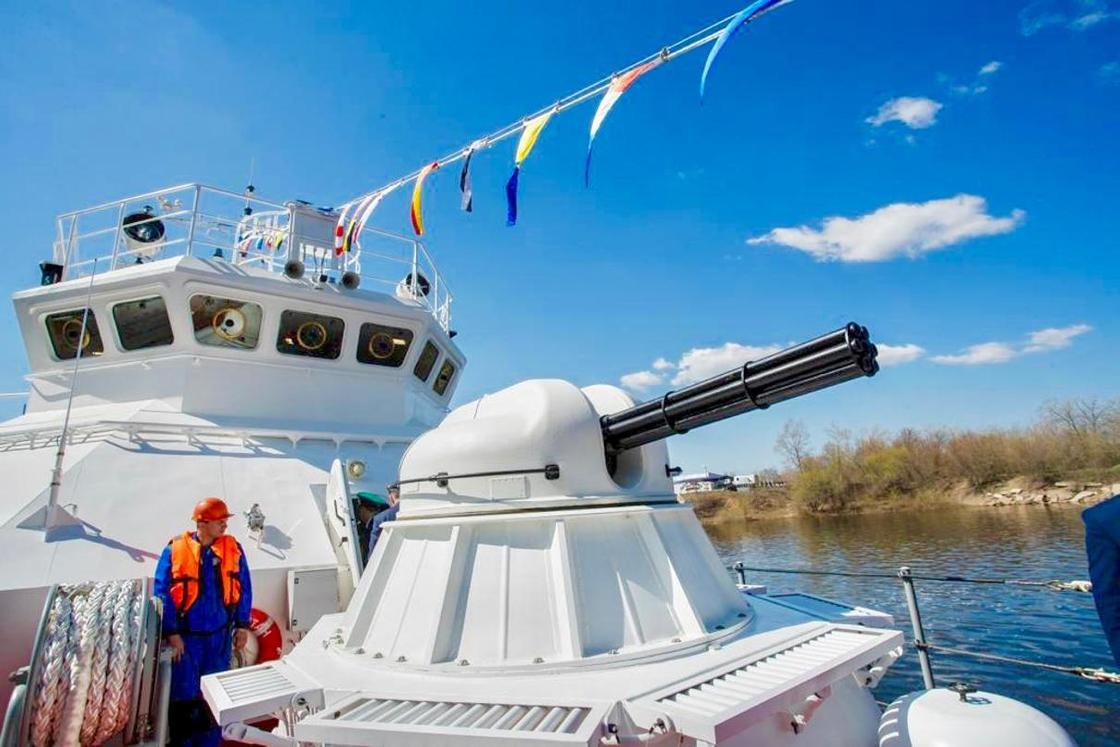 Торжественная церемония спуска на воду корабля «Нұр-Сұлтан» состоялась в Уральске