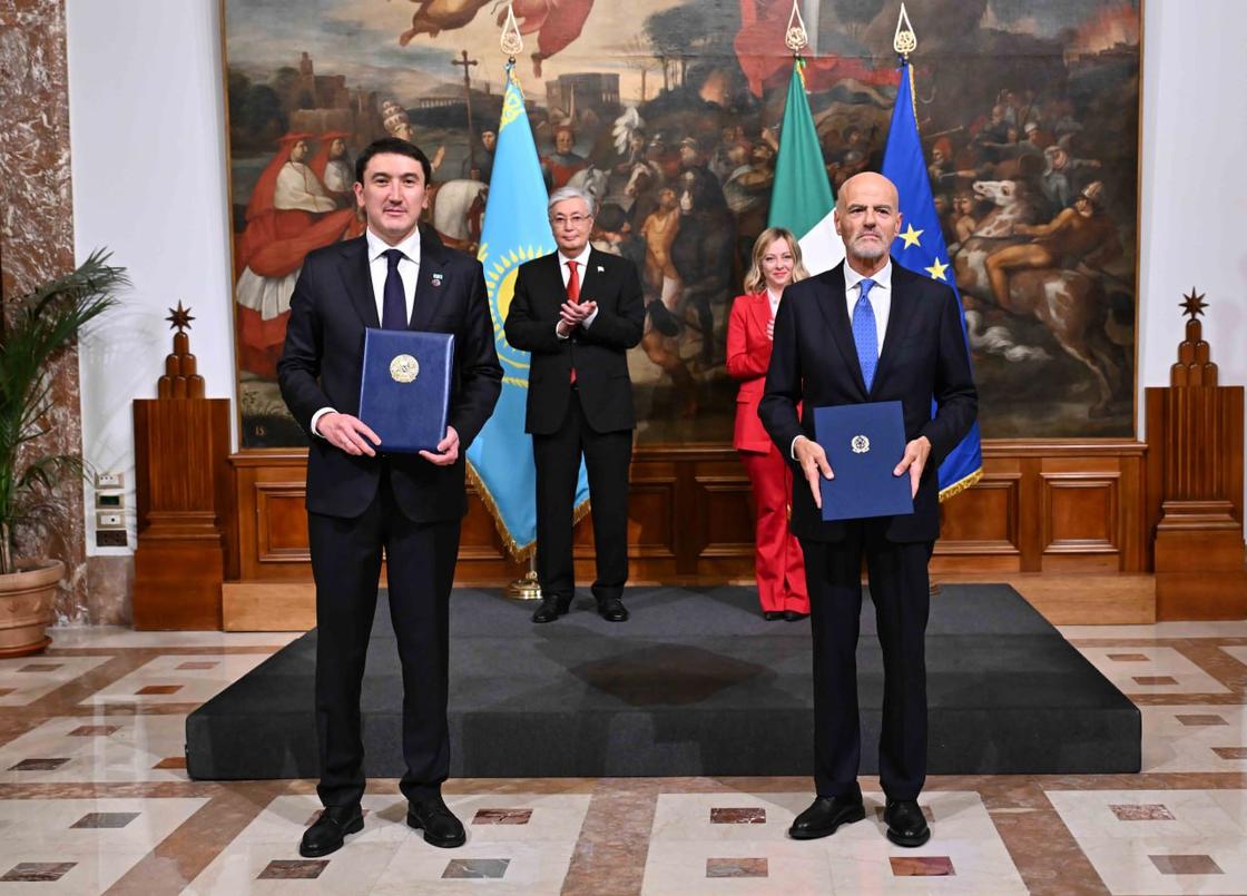 Заключение меморандума между Казахстаном и Италией