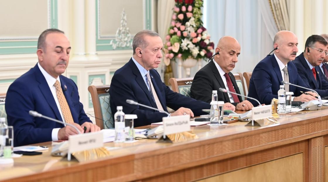 Реджеп Тайип Эрдоган на заседании Совета стратегического сотрудничества высокого уровня