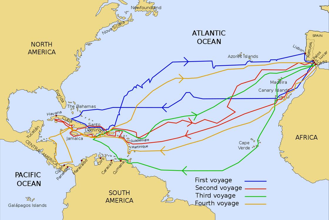 Линии пересечения Атлантики