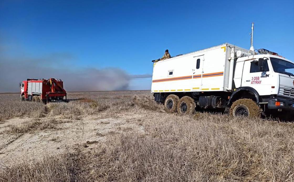 Пожарные в Атырауской области
