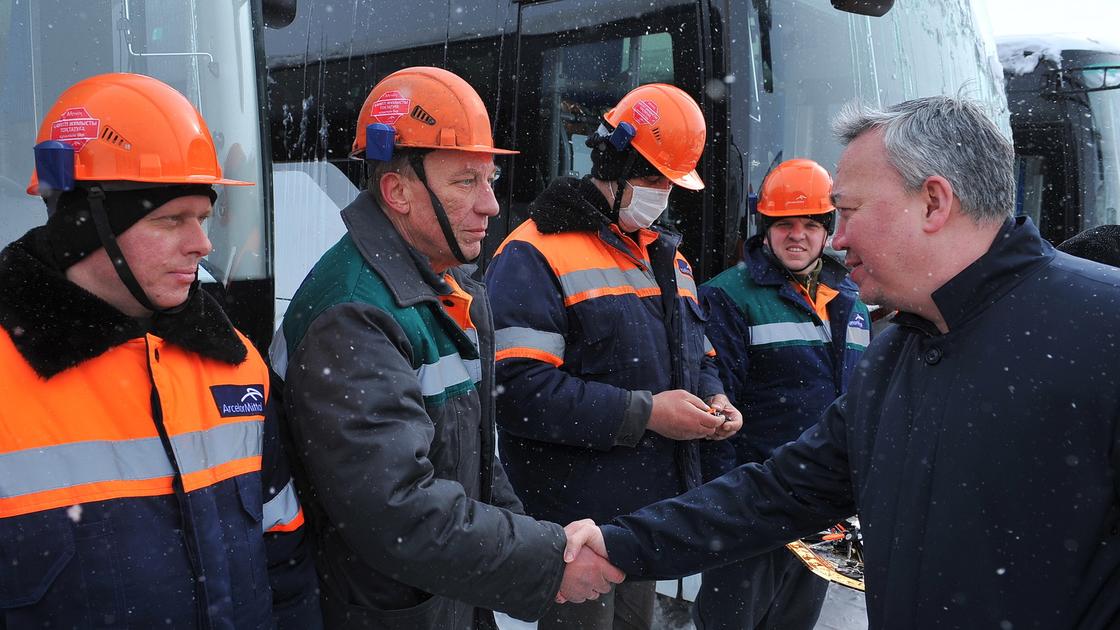 Новые автобусы для шахтеров закупил "АрселорМиттал Темиртау"