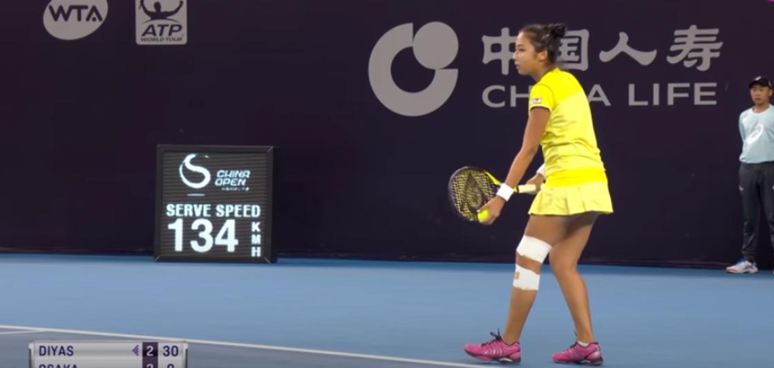 Теннисистка Зарина Дияс на China Open (2018)