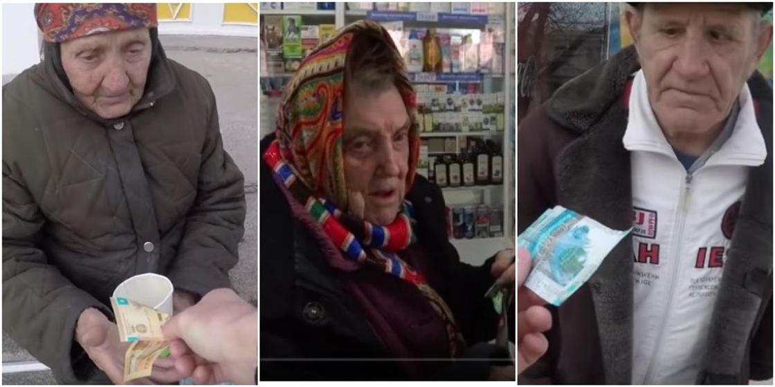 Блогер раздает продукты и покупает лекарства встречным бабушкам в Алматы (видео)