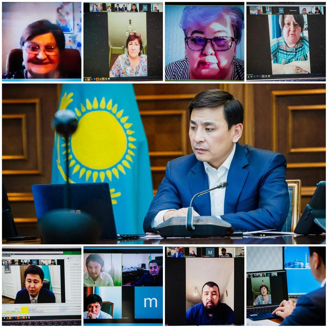 Онлайн-прием граждан провел аким столицы Алтай Кульгинов