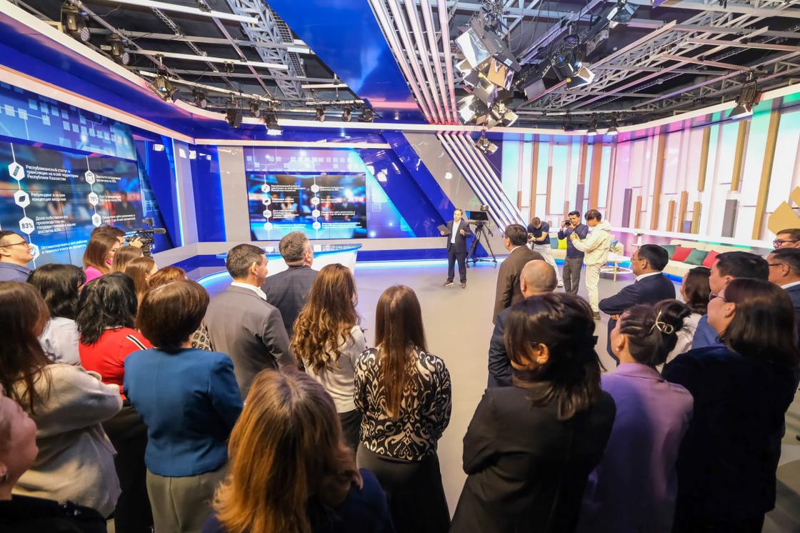 Презентация обновленной телестудии Almaty TV