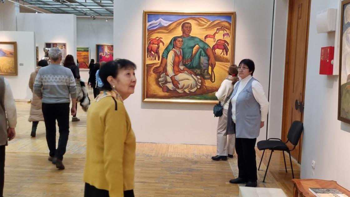"100 шедевров искусства Казахстана" выставка