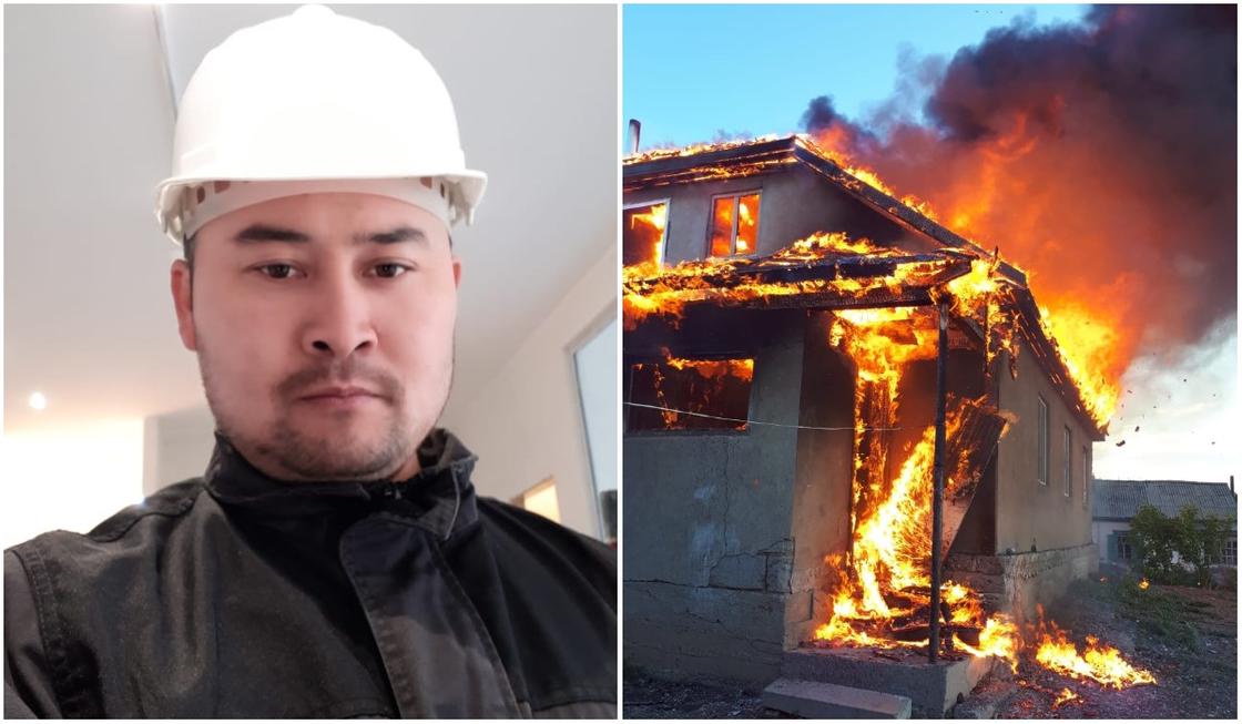Случайный прохожий спас детей из горящего дома в Нур-Султане