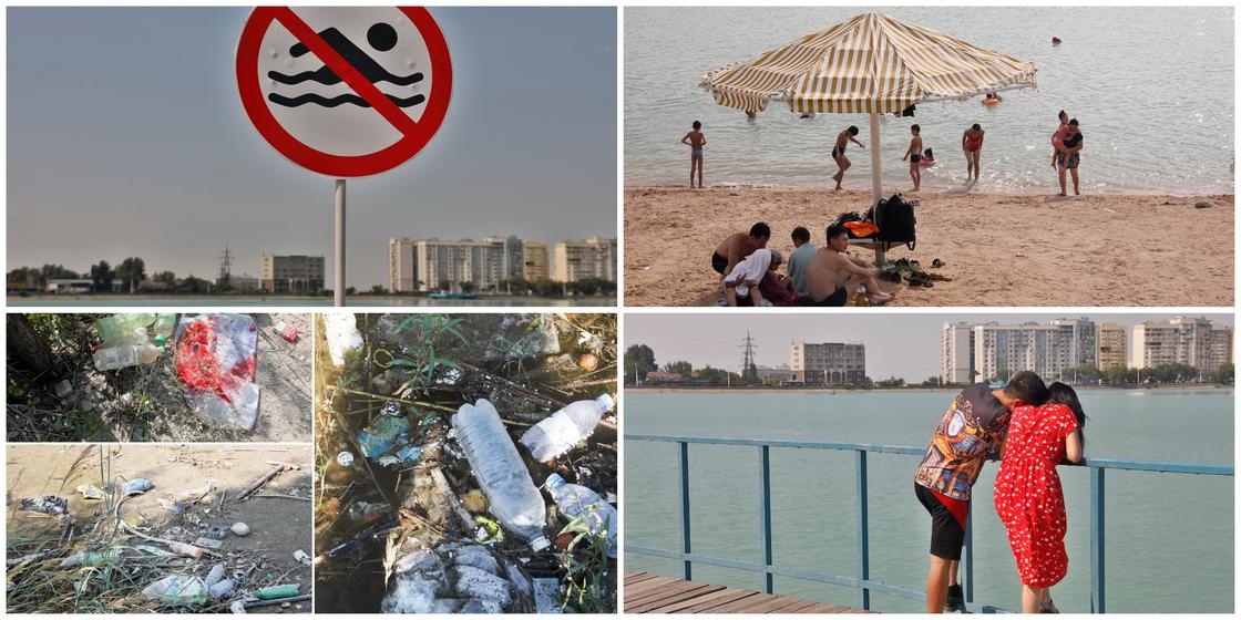 Алкаши, грязь и наркотики: как отдыхают на озере Сайран в Алматы (фото, видео)