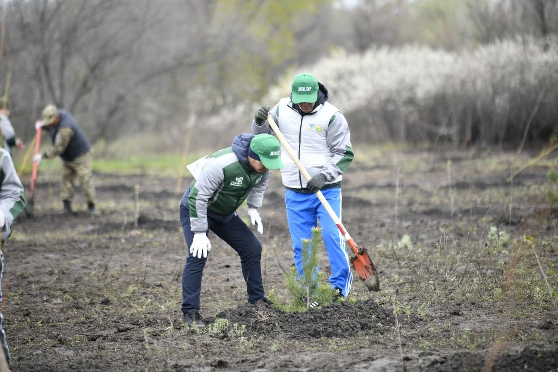 Акция "Таза Қазақстан" в Уральске