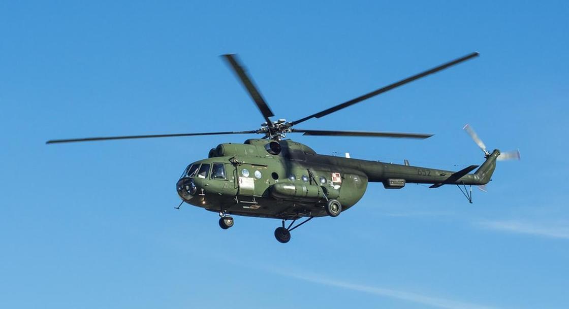 Три тела обнаружили на месте крушения вертолета в Кызылординской области