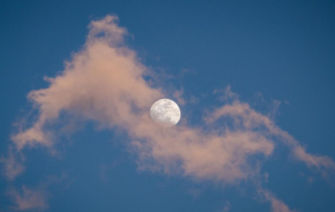Полная Луна на небе