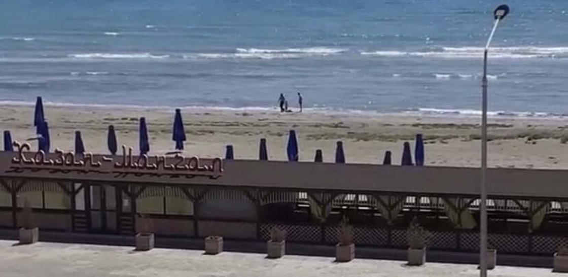 В Актау полицейские спасли мальчика из моря (видео)