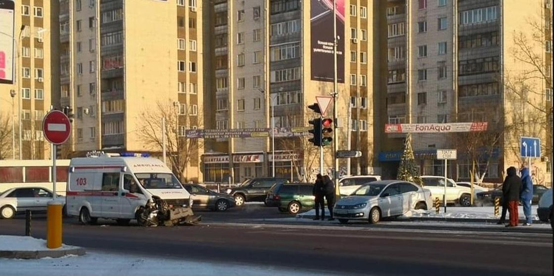 Скорую помощь признали виновной в ДТП с 4 пострадавшими в Караганде