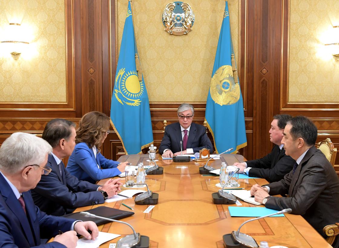 Токаев принял Назарбаеву и Мамина