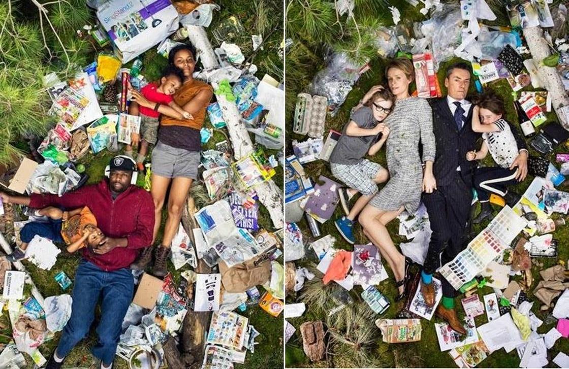 Шокирующие фото: сколько мусора остается после человека за 7 дней