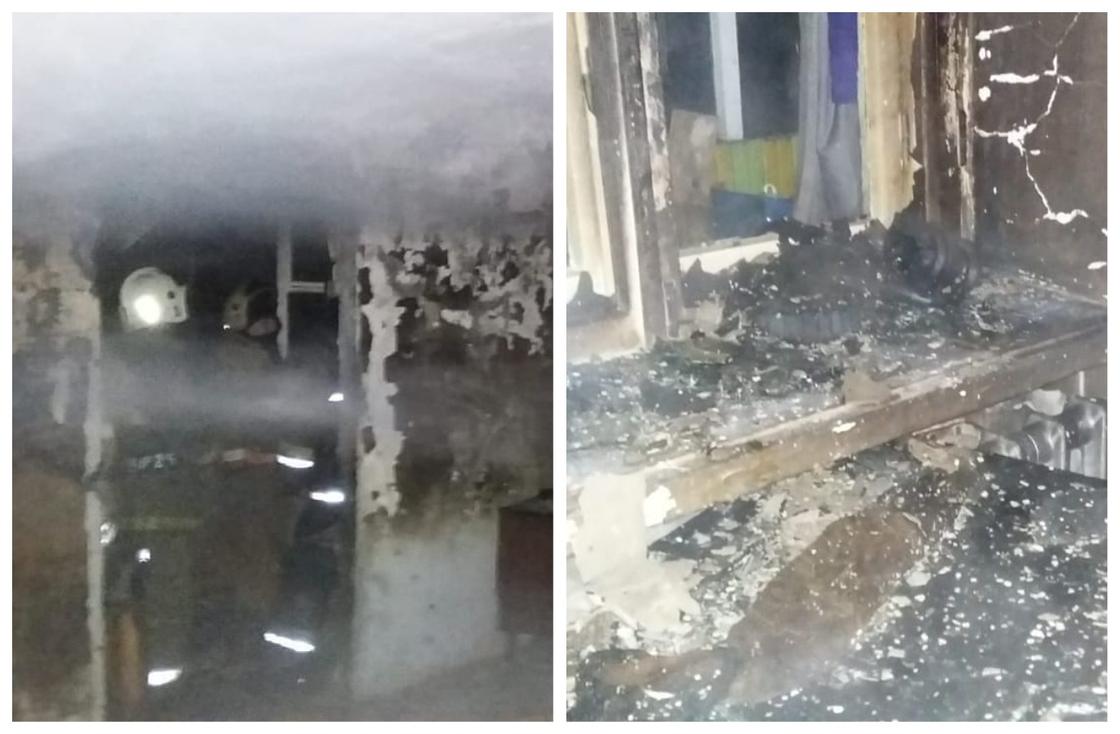 Женщина и мужчина погибли в пожаре в квартире в Темиртау (фото)