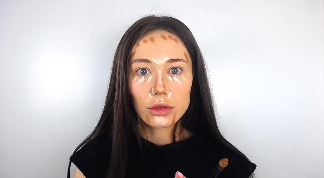 Схема скульптурирования лица Схема скульптурирования лица
