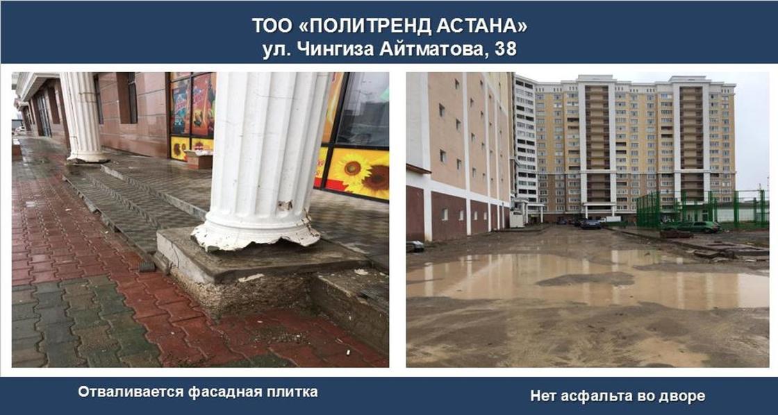 «Все отваливается»: Кульгинов показал реалии новых ЖК в Нур-Султане (фото)