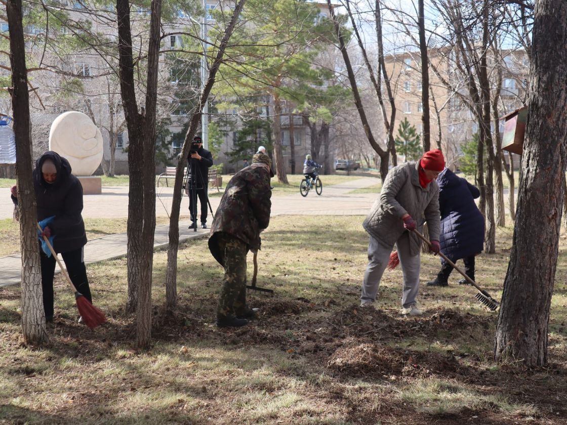 Акция "Таза Қазақстан" в Степногорске